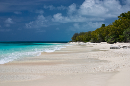 Bikini Atoll Beach en las Islas Marshall (clickear para agrandar imagen). Foto: iStockphoto.com